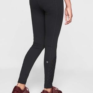 Athleta Girl Mind the Mat Lattice Tights L(12)